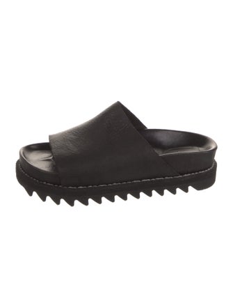 Guidi Leather Slides