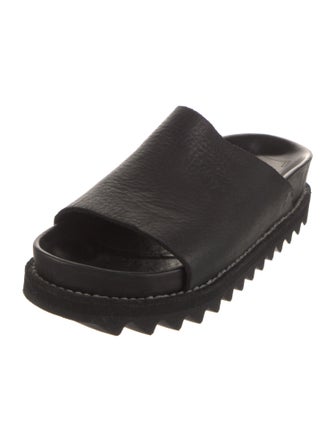 Guidi Leather Slides