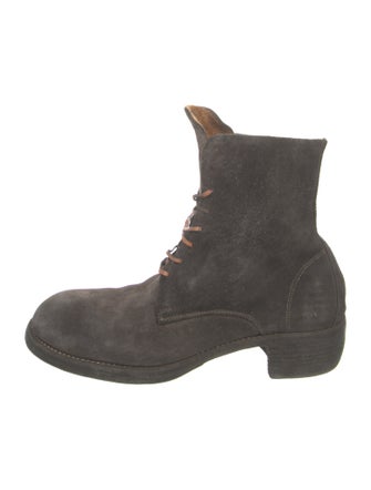 Guidi 795z Horse Suede Lace-Up Boots