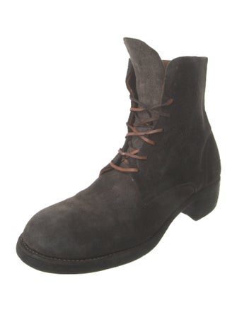 Guidi 795z Horse Suede Lace-Up Boots