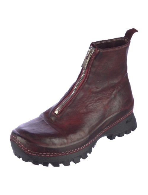 Guidi Lug Sole Leather Combat Boots