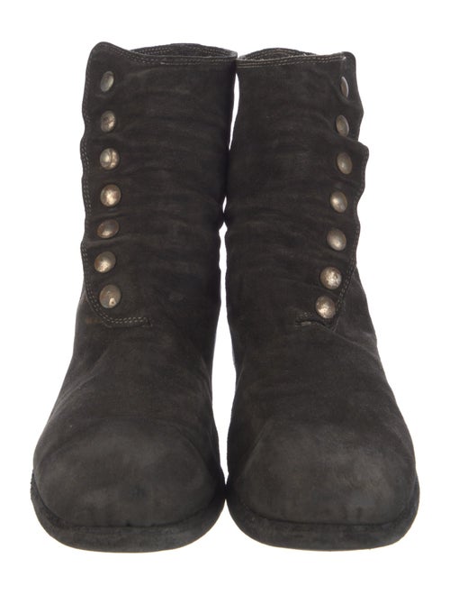 Guidi Suede Lace-Up Boots