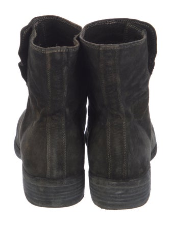 Guidi Suede Lace-Up Boots