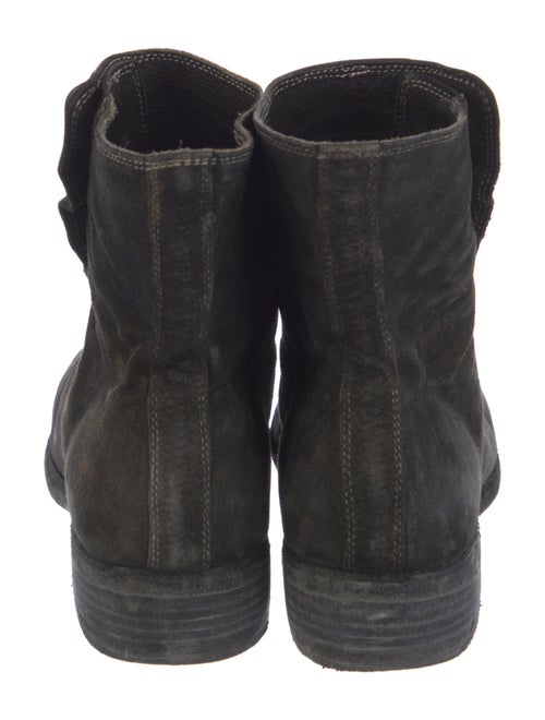 Guidi Suede Lace-Up Boots