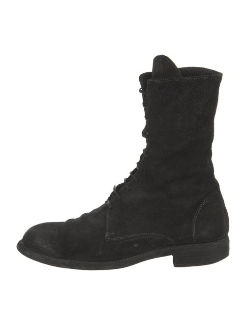 Guidi Suede Combat Boots