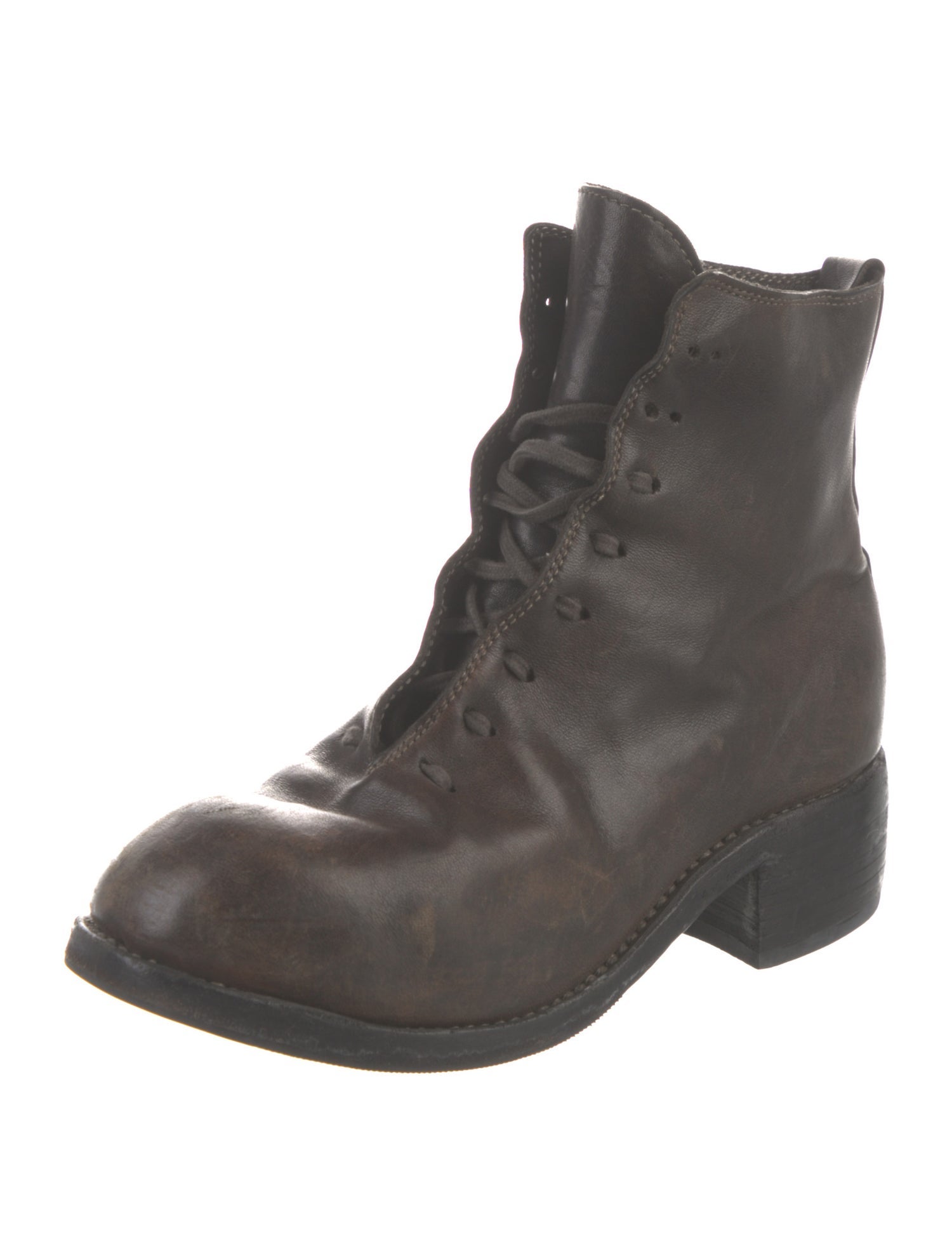 Guidi Leather Combat Boots