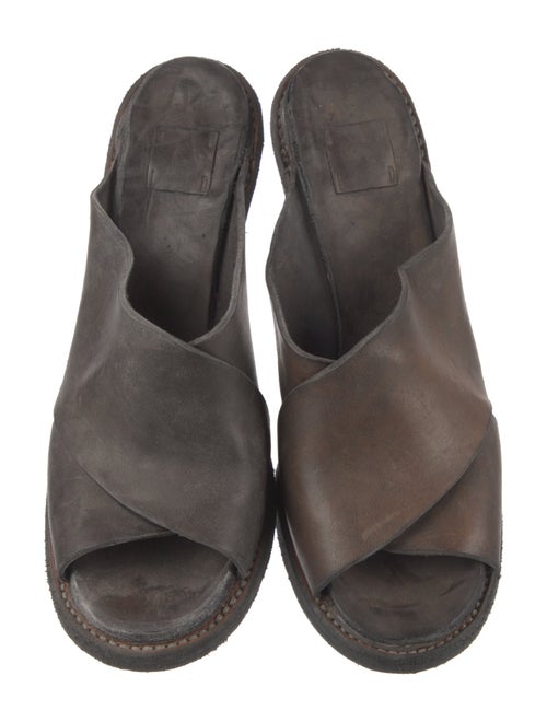 Guidi Leather Slides