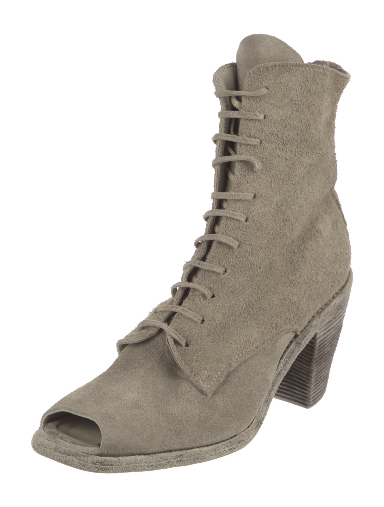 Guidi Suede Lace-Up Boots