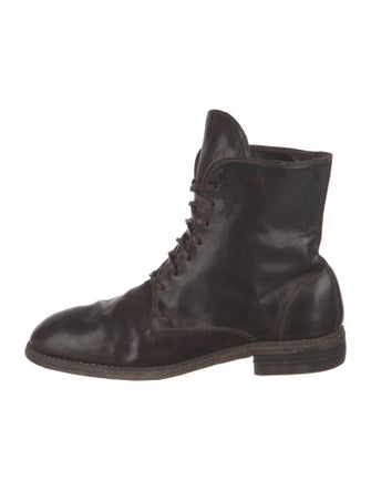 Guidi Leather Combat Boots