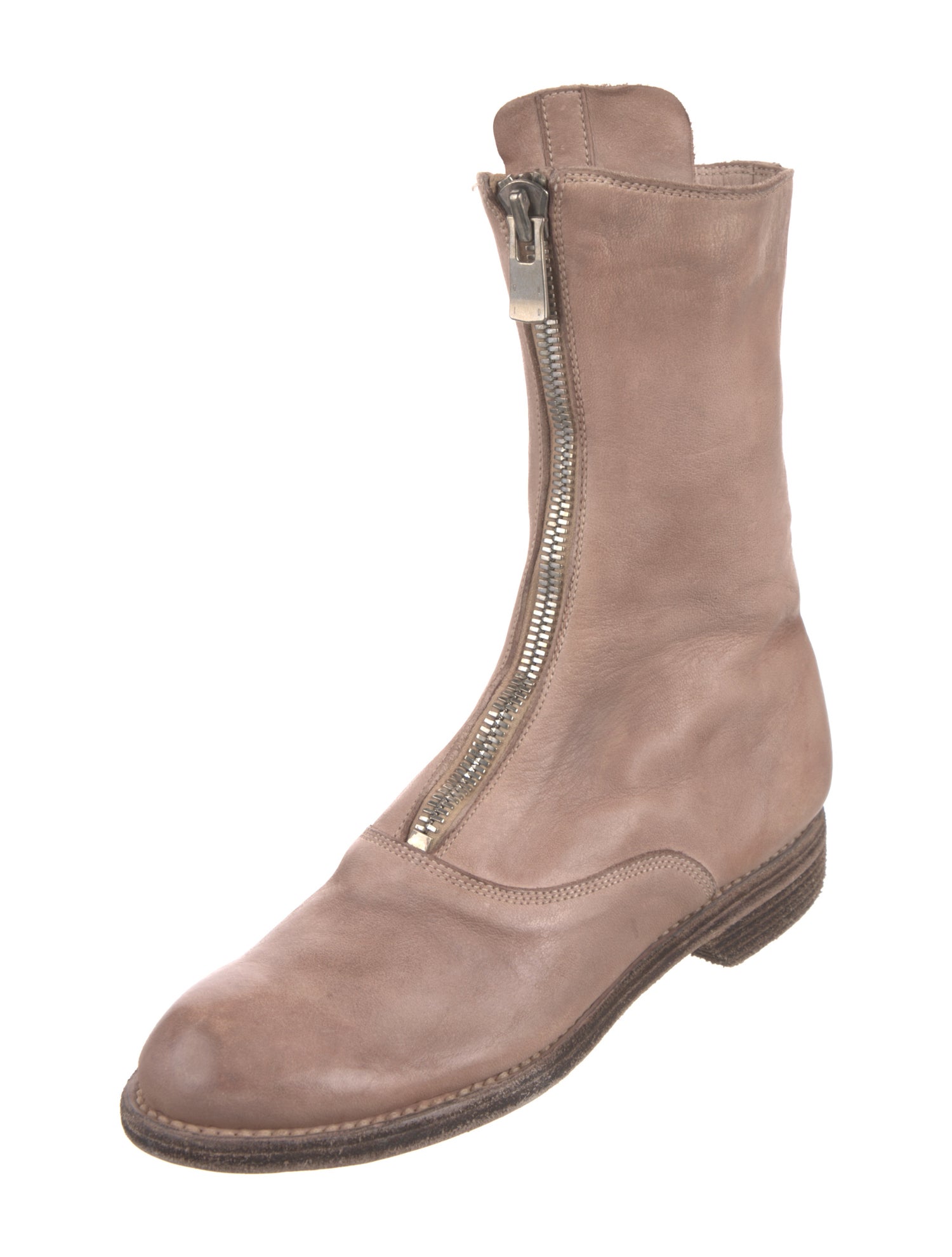 Guidi 310 Zip Leather Combat Boots