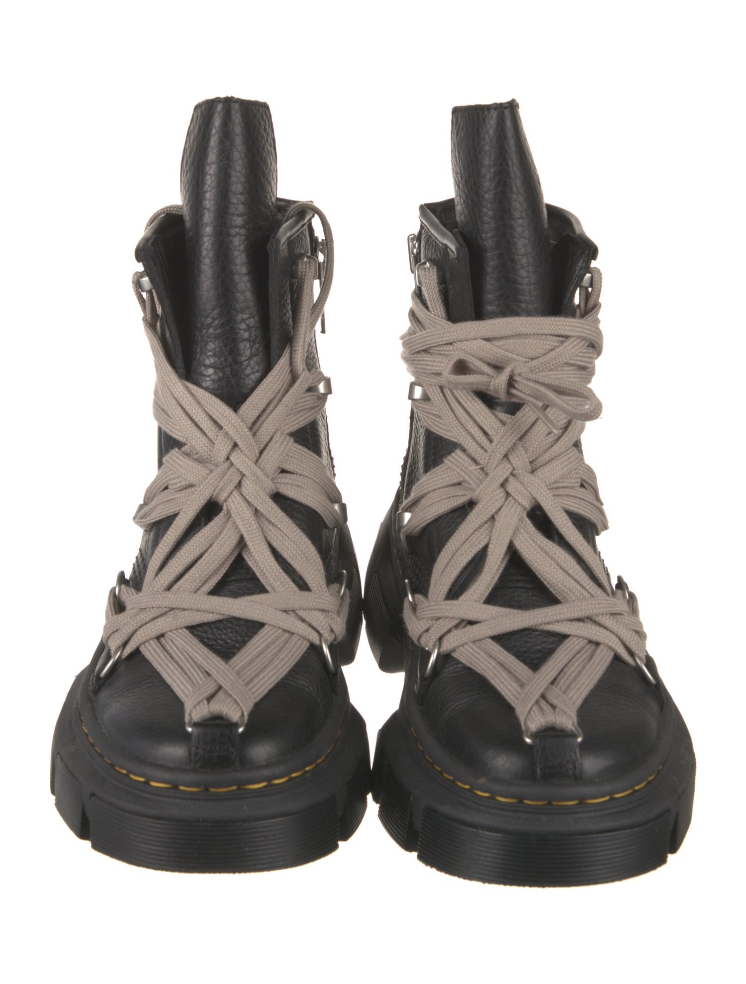 Rick Owens x Dr. Martens 2024 1460 DMXL Megalace Boots - Black