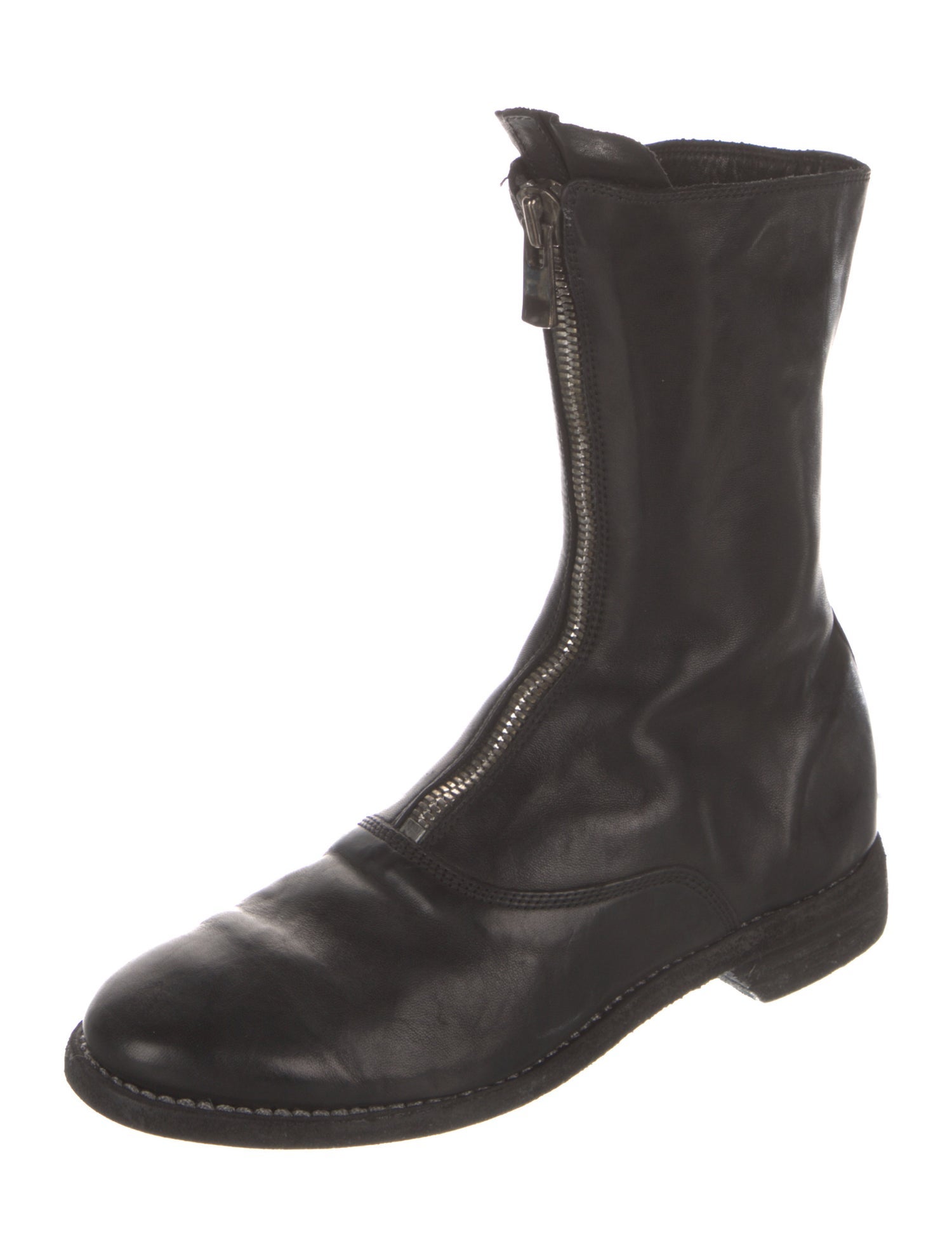 Guidi Leather Combat Boots