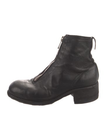 Pre-owned Guidi Leather Boots In Black