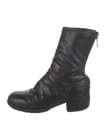 Pre-owned Guidi 788z Leather Boots In Black