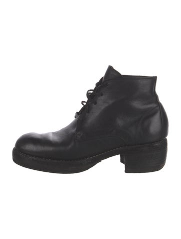 Pre-owned Guidi 793z Leather Boots In Black