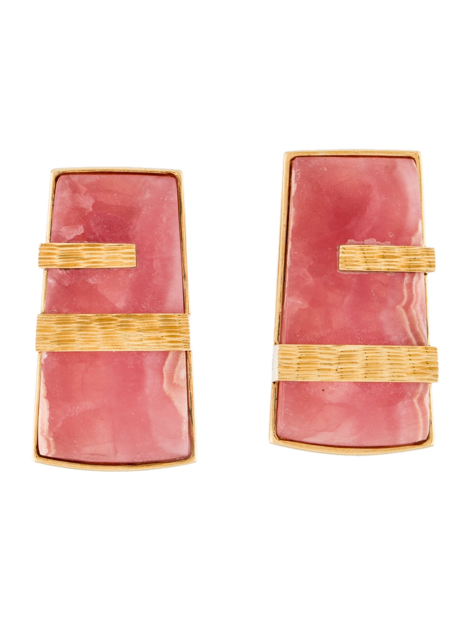 Guita M 18K Rhodochrosite Drop Earrings