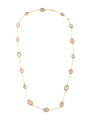Gurhan Quartz Station Necklace