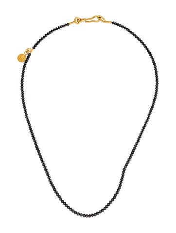Gurhan 24K Black Diamond Bead Strand Necklace