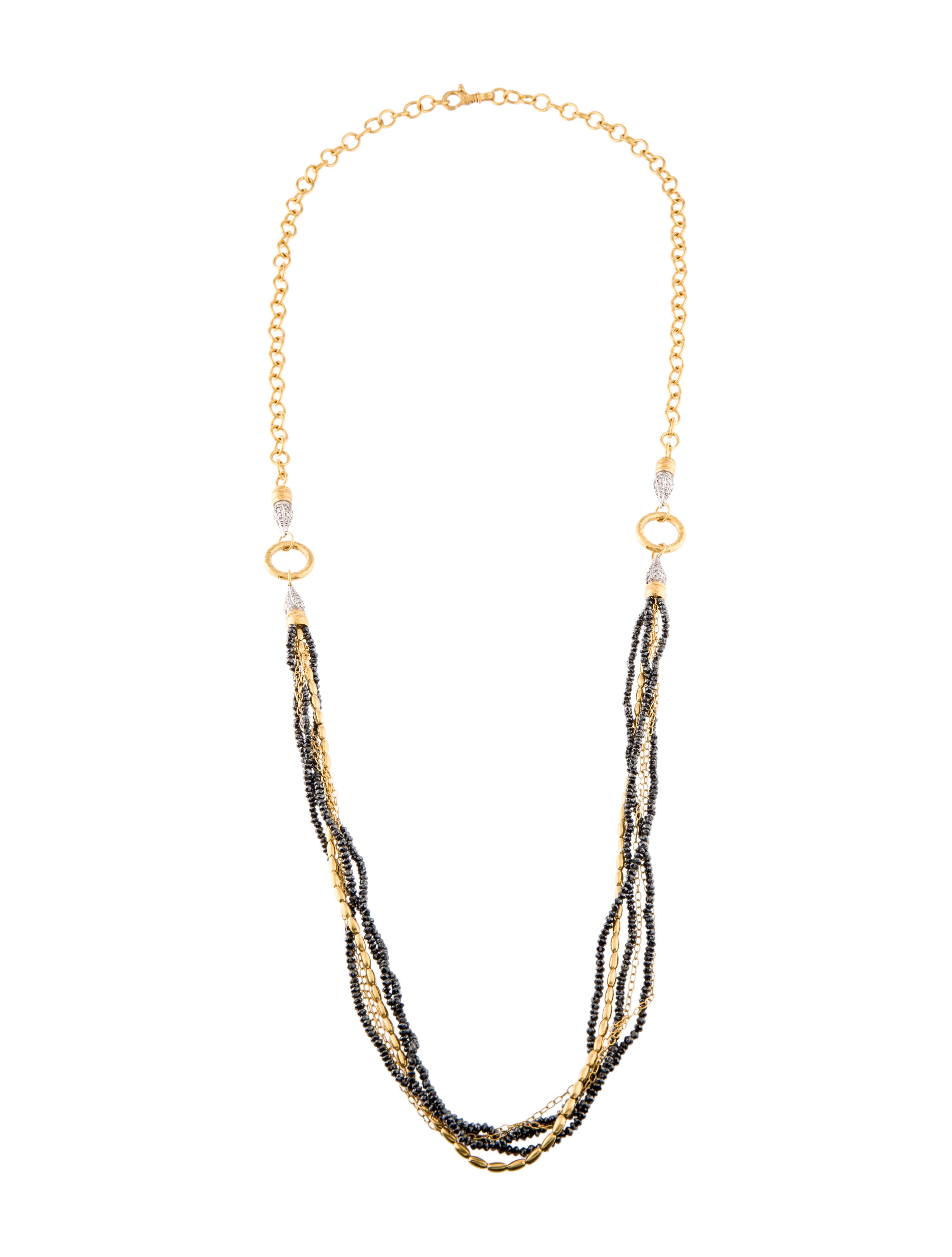 Gurhan Diamond Sultan Multistrand Long Necklace