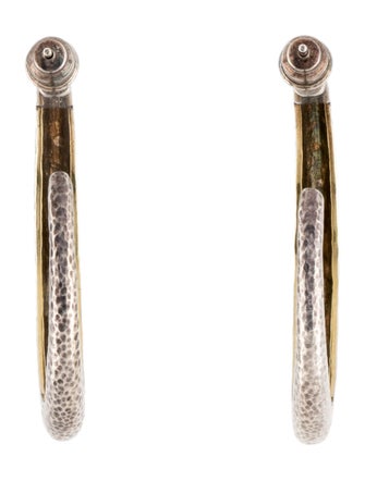 Gurhan Hammered Hoop Earrings