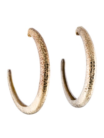 Gurhan Hammered Hoop Earrings
