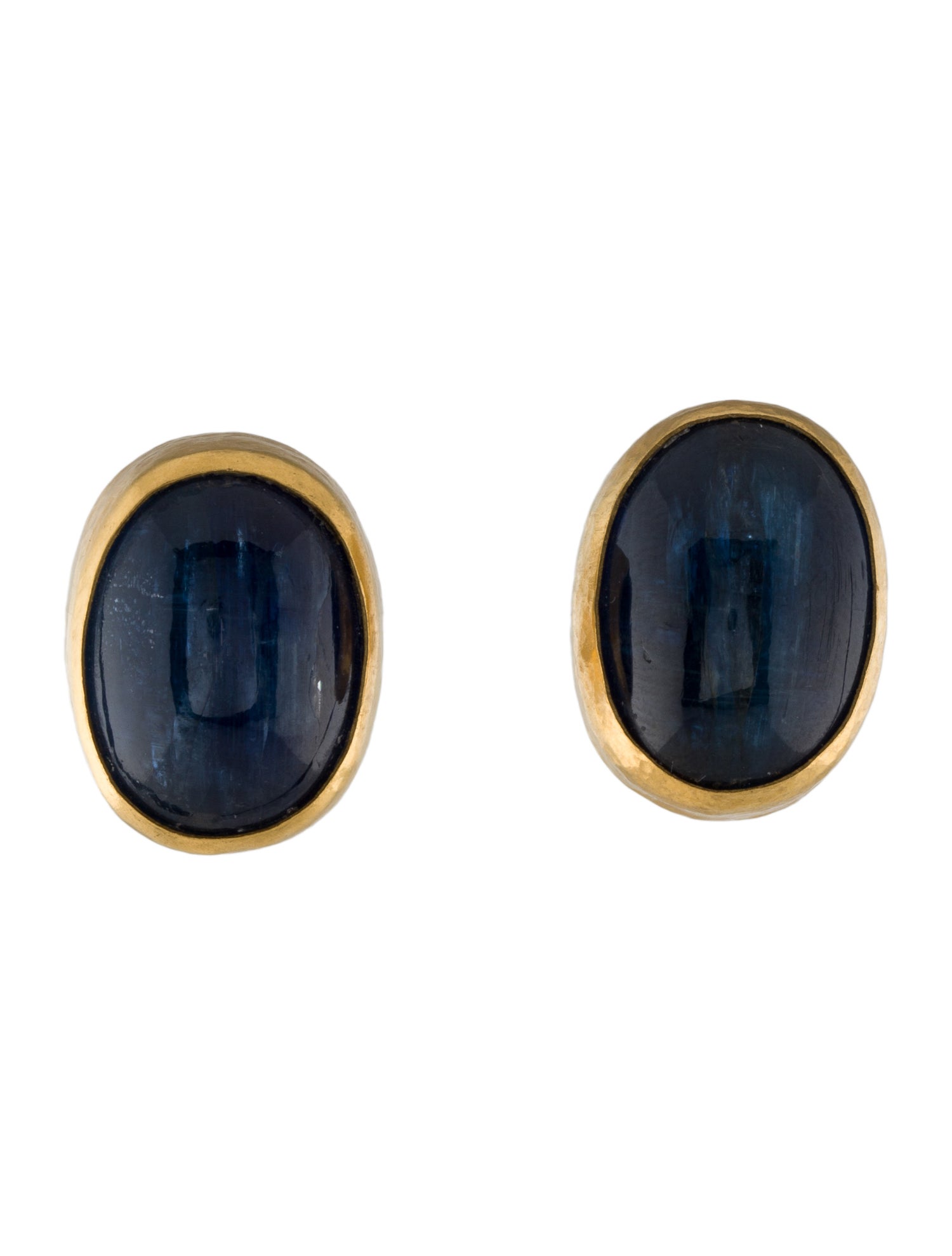 Gurhan 24K Kyanite 'Rune' Earclips