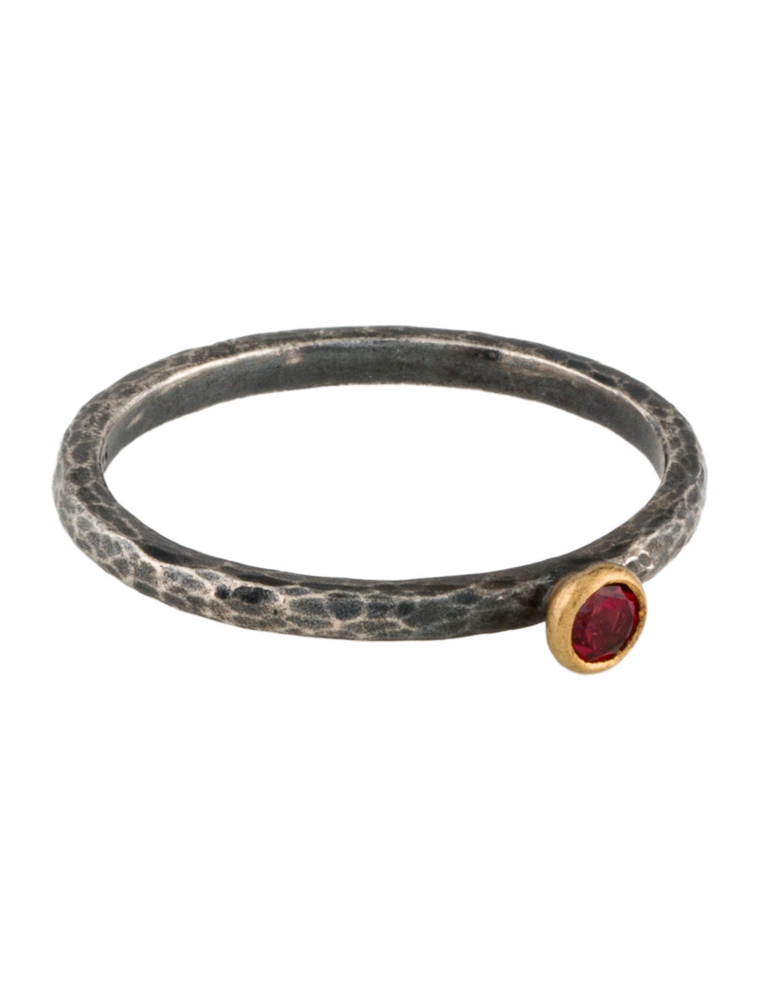 Gurhan Coated Topaz Skittle Stacking Band Ring