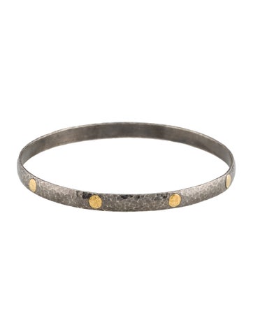 Gurhan Bangle Two-Tone Midnight Bracelet