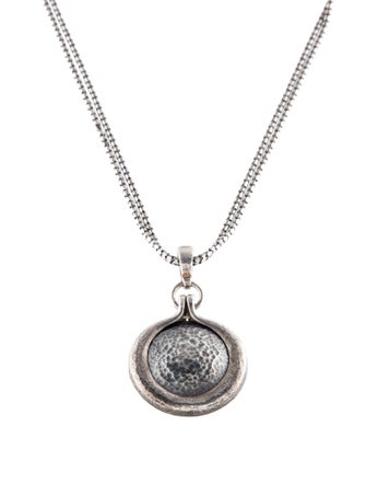 Gurhan Round Dome Pendant Necklace