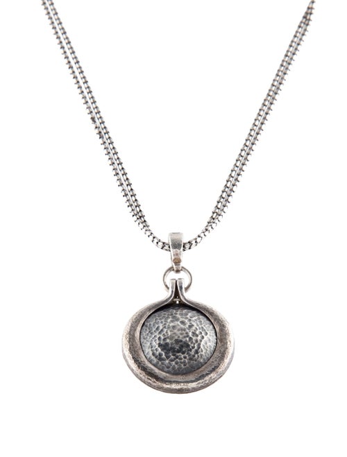 Gurhan Round Dome Pendant Necklace