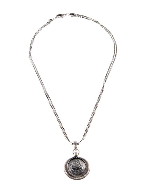 Gurhan Round Dome Pendant Necklace
