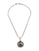 Gurhan Round Dome Pendant Necklace