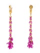 Gurhan 24K Ruby Tassel Drop Earrings