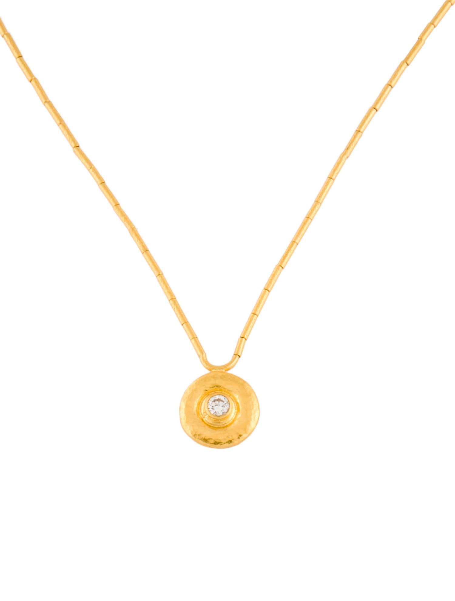 Gurhan 24K Pearl & Diamond Pendant Necklace