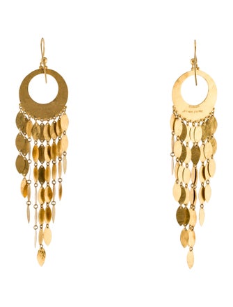 Gurhan 24K Willow Chandelier Drop Earrings