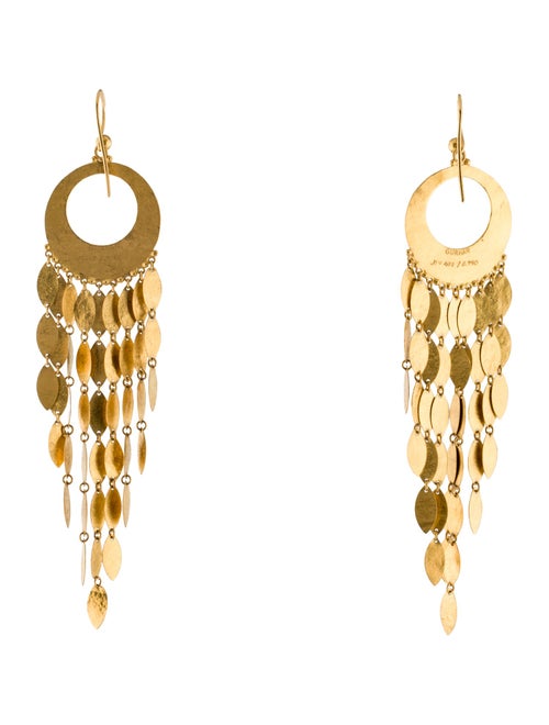 Gurhan 24K Willow Chandelier Drop Earrings