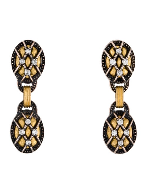 Gurhan Diamond Capitone Drop Earrings