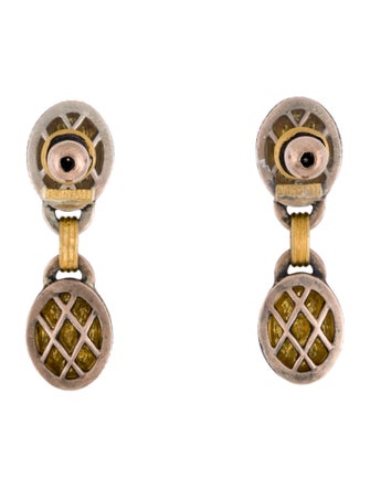 Gurhan Diamond Capitone Drop Earrings