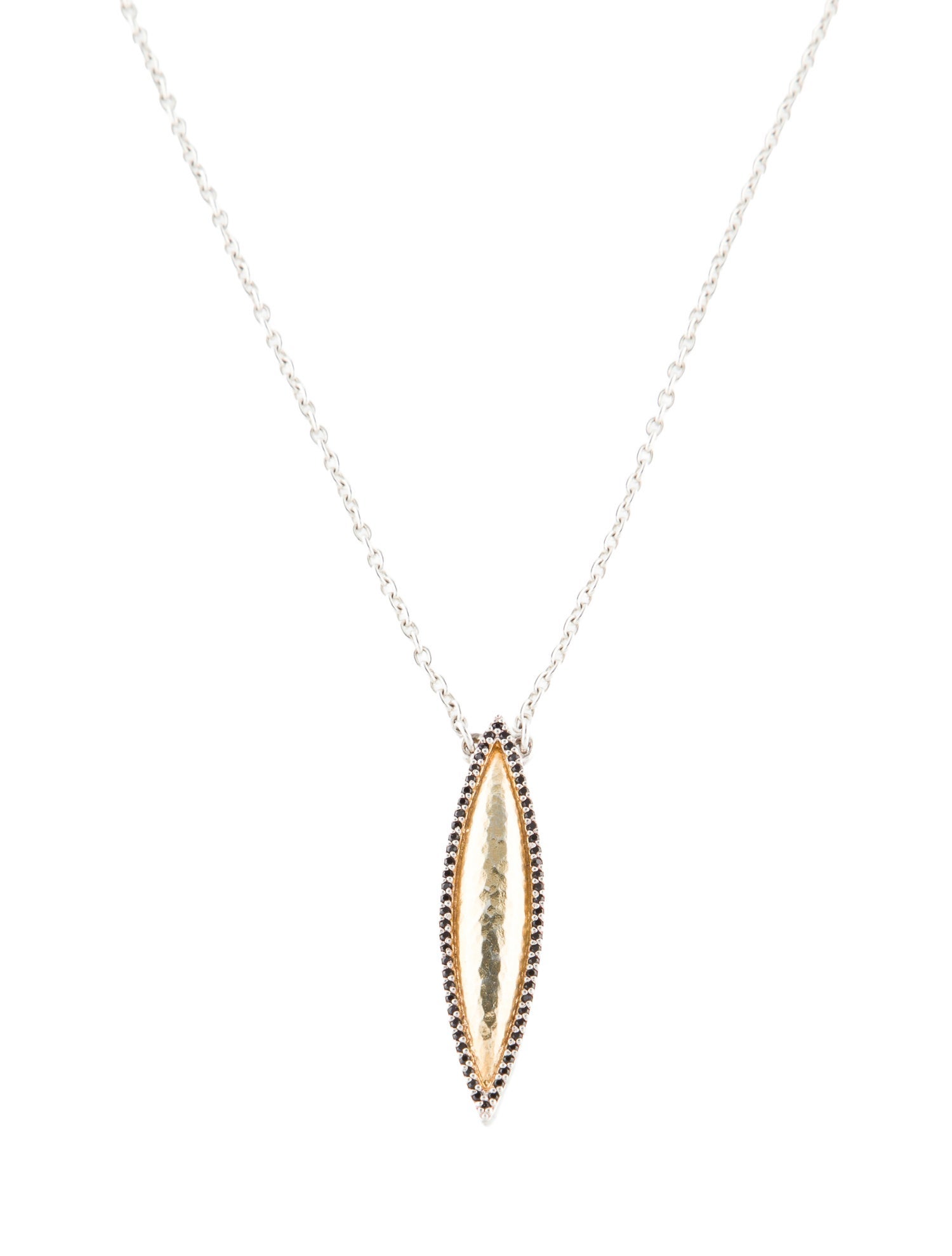 Gurhan Spinel Teardrop Pendant Necklace