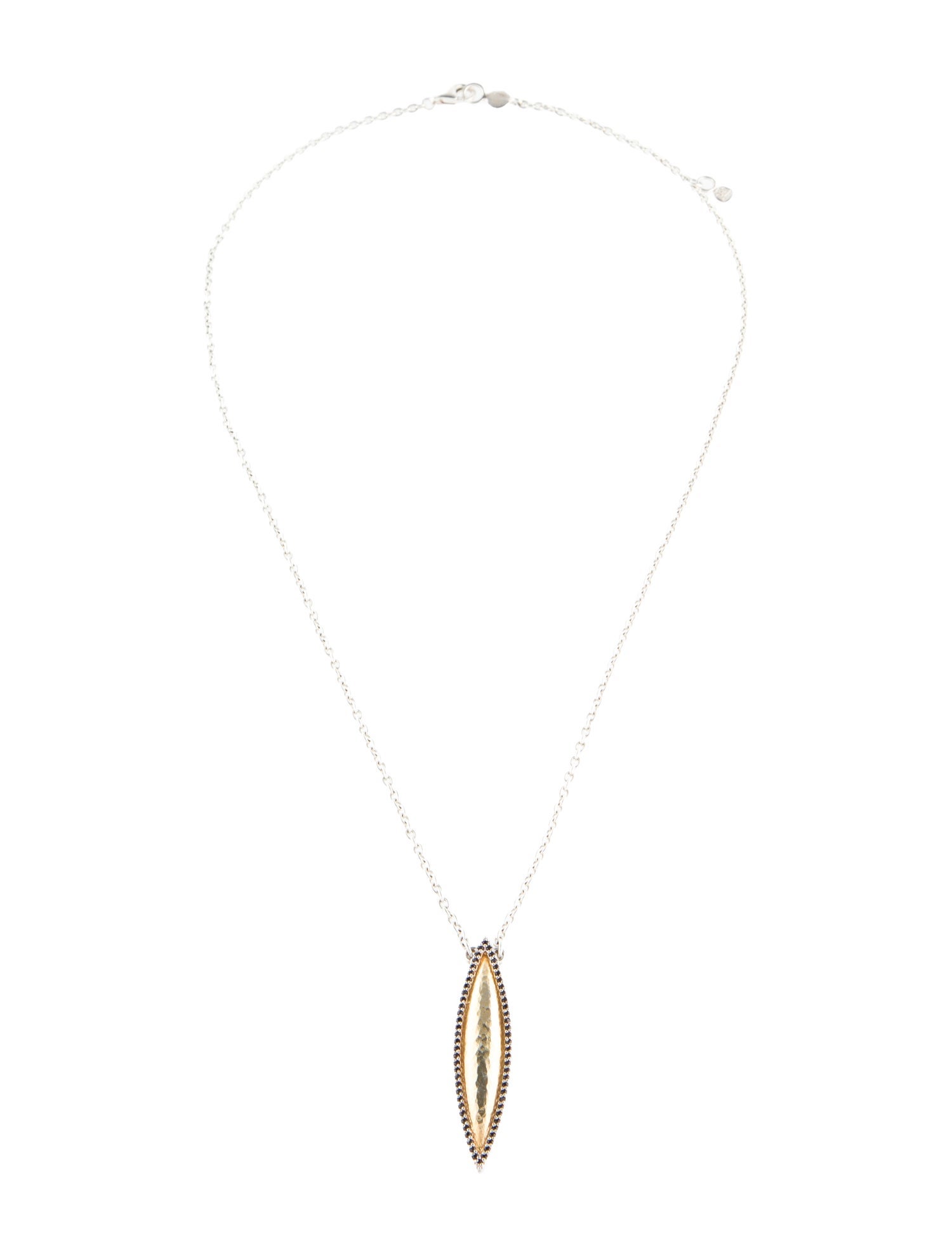 Gurhan Spinel Teardrop Pendant Necklace