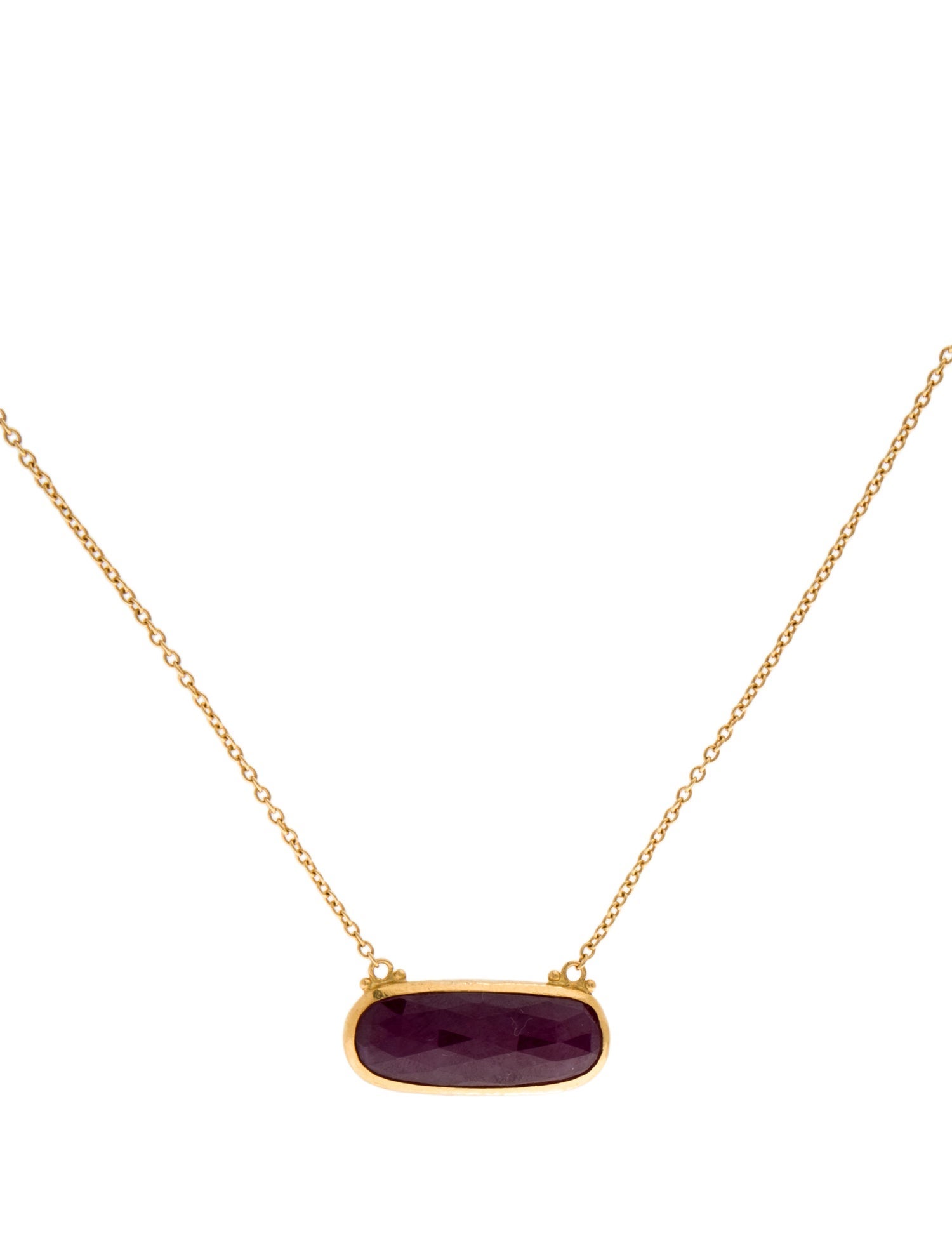 Gurhan Ruby Pendant Necklace
