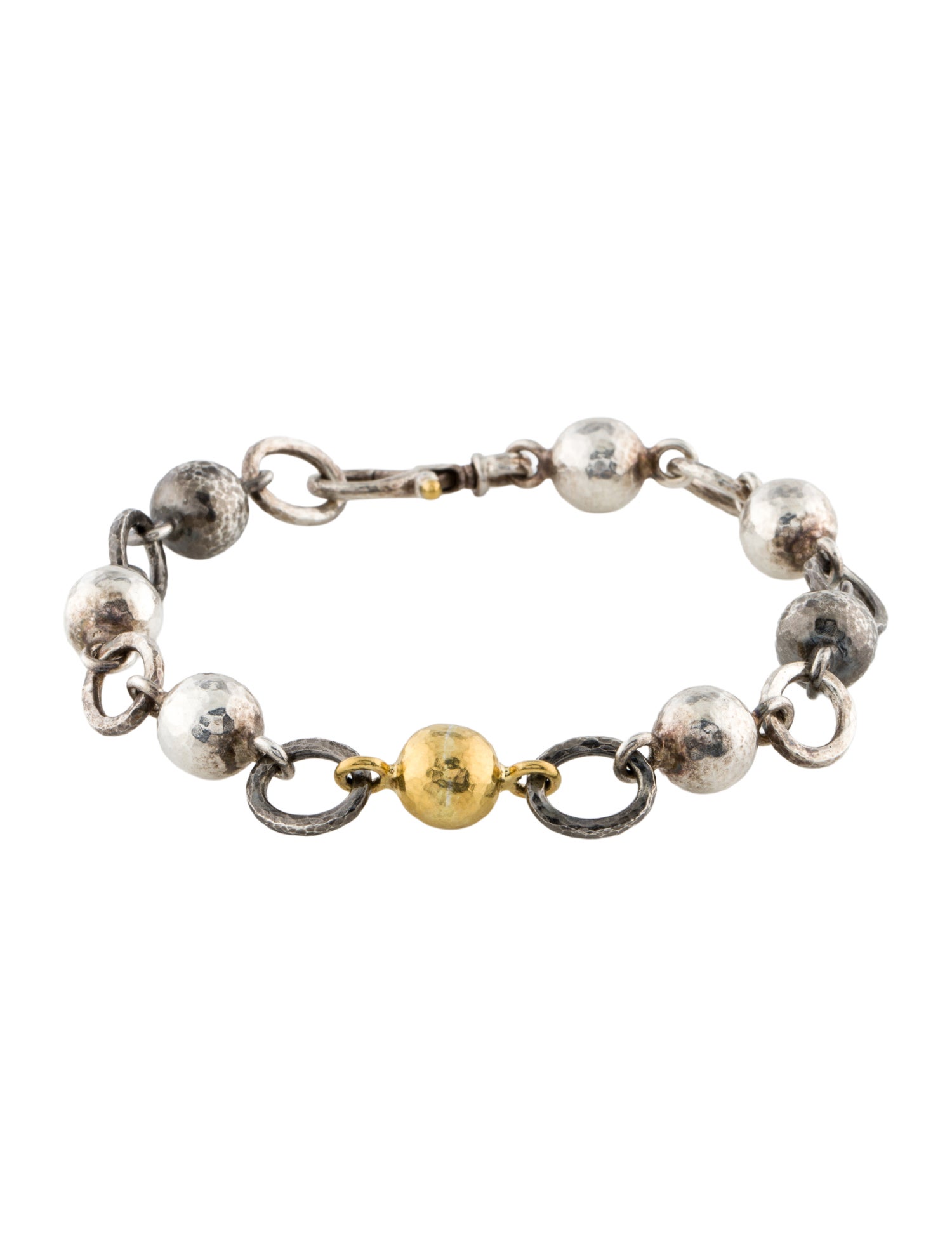 Gurhan Two-Tone Hammered Bracelet