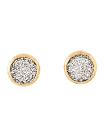 Gurhan Two-Tone Mystere Coated Druzy Stud Earrings