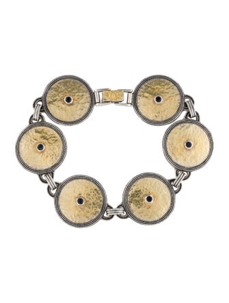 Gurhan Two-Tone Spinel Link Bracelet