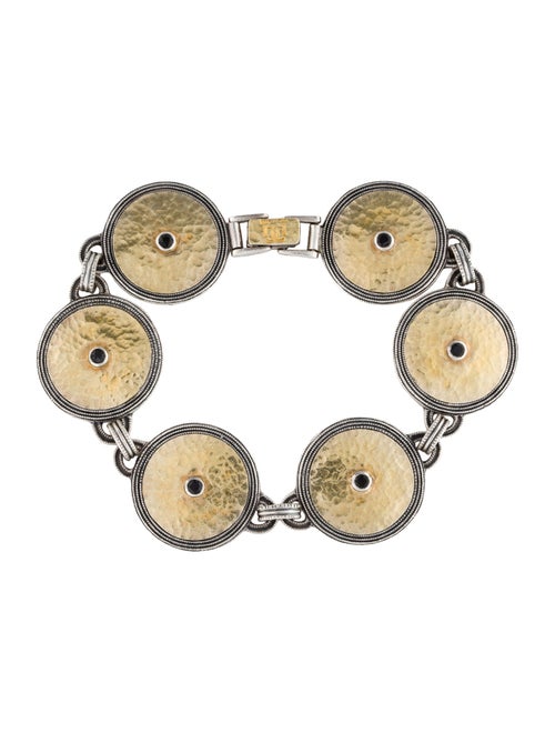 Gurhan Two-Tone Spinel Link Bracelet