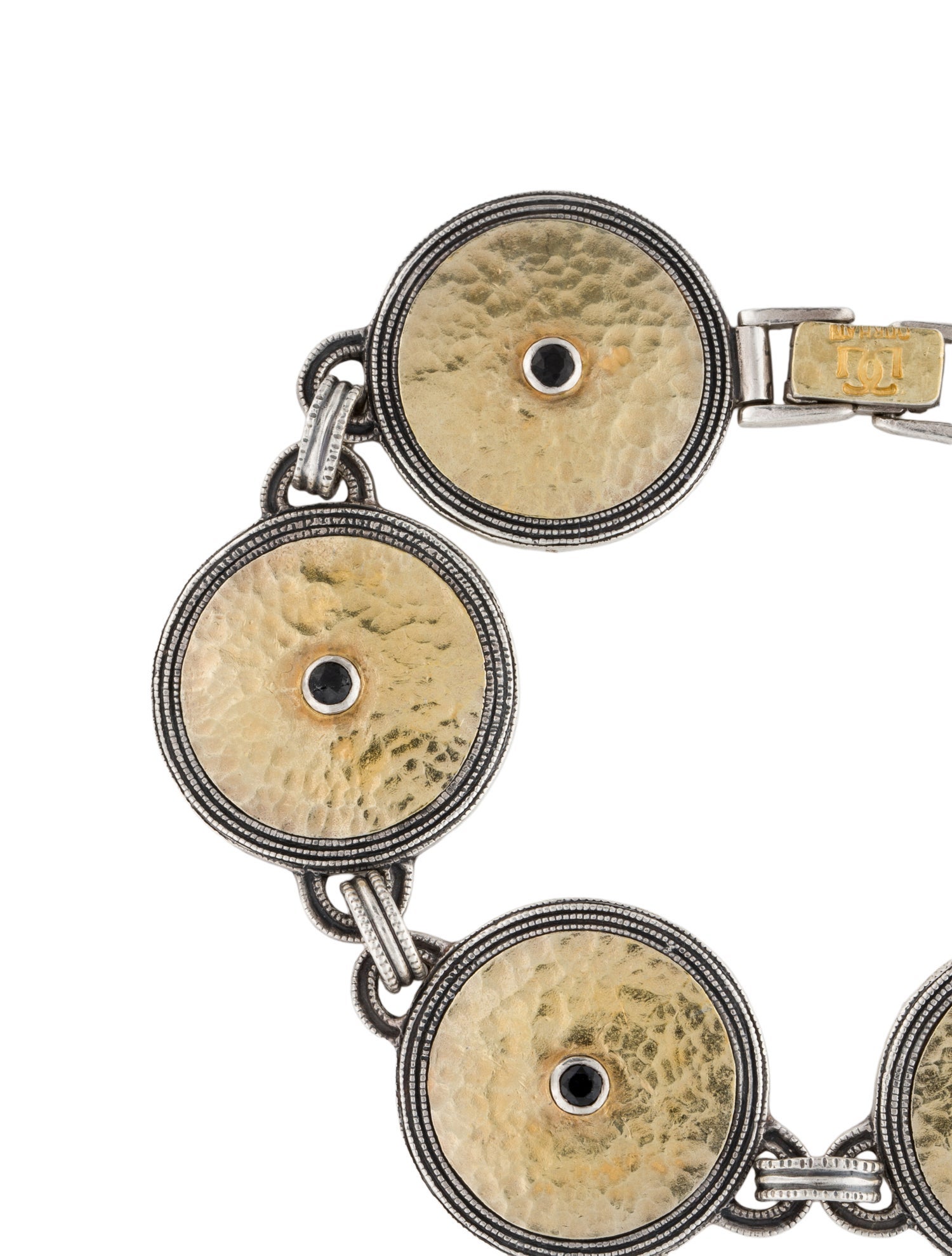 Gurhan Two-Tone Spinel Link Bracelet