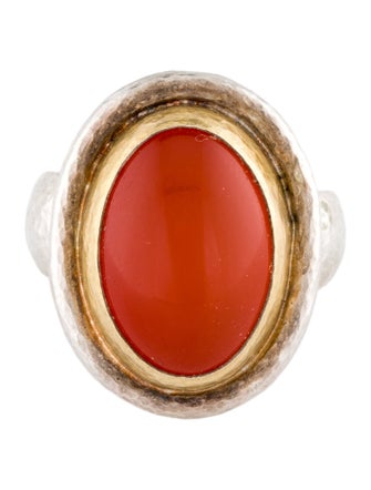 Gurhan Carnelian Cocktail Ring