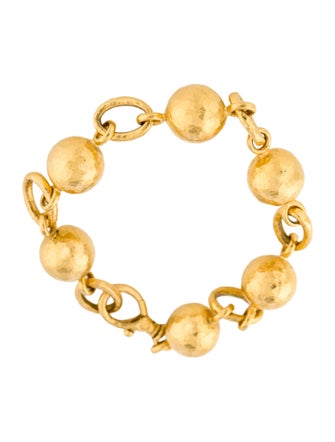Gurhan 24K Ball Spell Link Bracelet