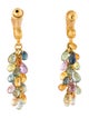 Gurhan 24K Multicolored Sapphire Drop Earrings