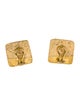 Gurhan 24K Hammered Square Earcliip Earrings